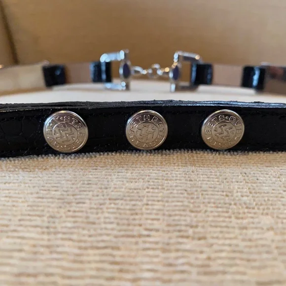 Streets Ahead Horsebit Croc Leather Belt - Picture 6 of 16